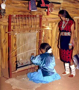 Navajo Weaving at Goulding's