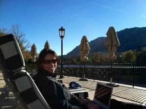 Working and Sunning at The Broadmoor