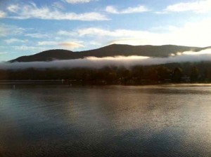 Morning Mist on Lake George