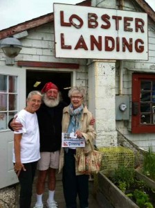 Mom with the Owners of Lobster Landing