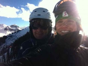 Selfies Are Even Sweeter When You're Skiing at Almost 12,000 Feet the First Day of the Season with Your Sweetie