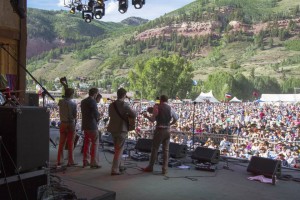 Punch Brothers on Stage at the Telluride Bluegrass Festival
