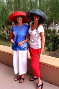 Mom and Me Celebrating Bastille Day at the Musical Instrument Museum in Phoenix