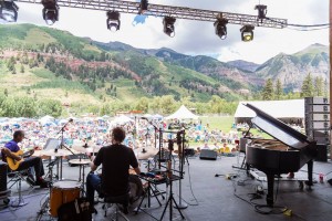 View of the Crowd from the Telluride Town Park Stage