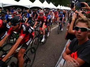 The Start of the USA Pro Challenge in Aspen