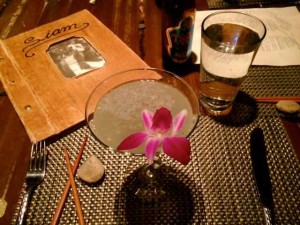 A Sake-tini from Siam's Talay, Another Forbes Favorite