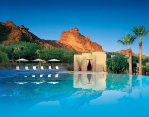 The Infinity Pool at Sanctuary Camelback Mountain Resort & Spa
