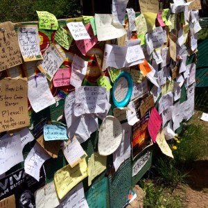 A Great Resource for Ticktes and More: The Bulletin Board at the Telluride Bluegrass Festival