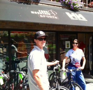 Me Picking Out a Bike in Aspen