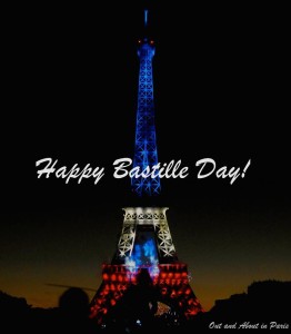 Happy Bastille Day from Out and About in Paris