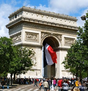 Arc de Triomphe on Bastille Day