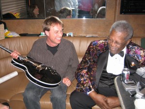 Rick Schultz, Owner of The Autograph Source, and B.B. King