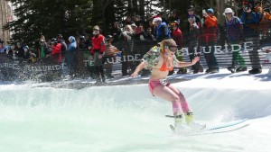 Pond Skimming on Closing Day in Telluride