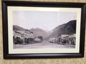 Old Time-y Photos Line the Walls at the New Sheridan