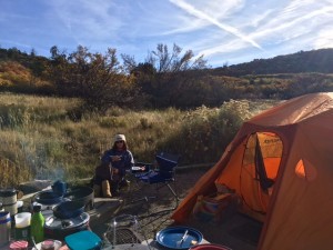 Our Camp at Mesa Verde