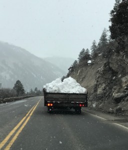 Hauling the Snow Out of Town