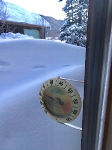 Minus 20 at the House: A Good Day to Stay Home